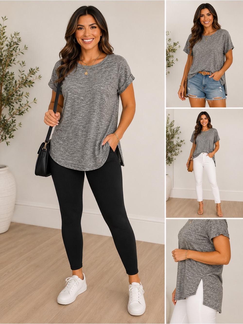 Everyday Tee - Heather Gray